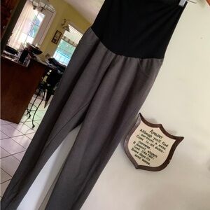 Motherhood Maternity Black and Gray soft stretchy pants